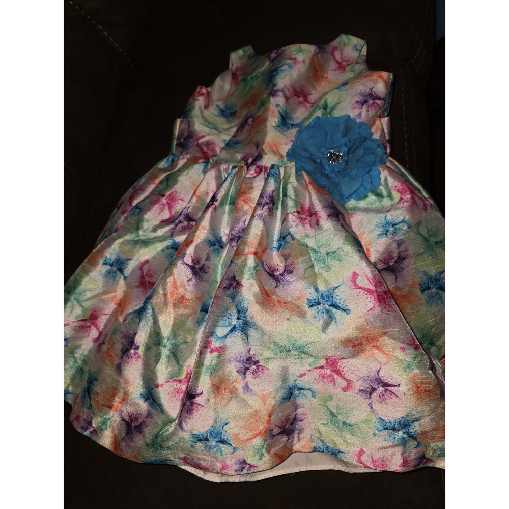 Pippa and Julie spring floral Easter dress size 5